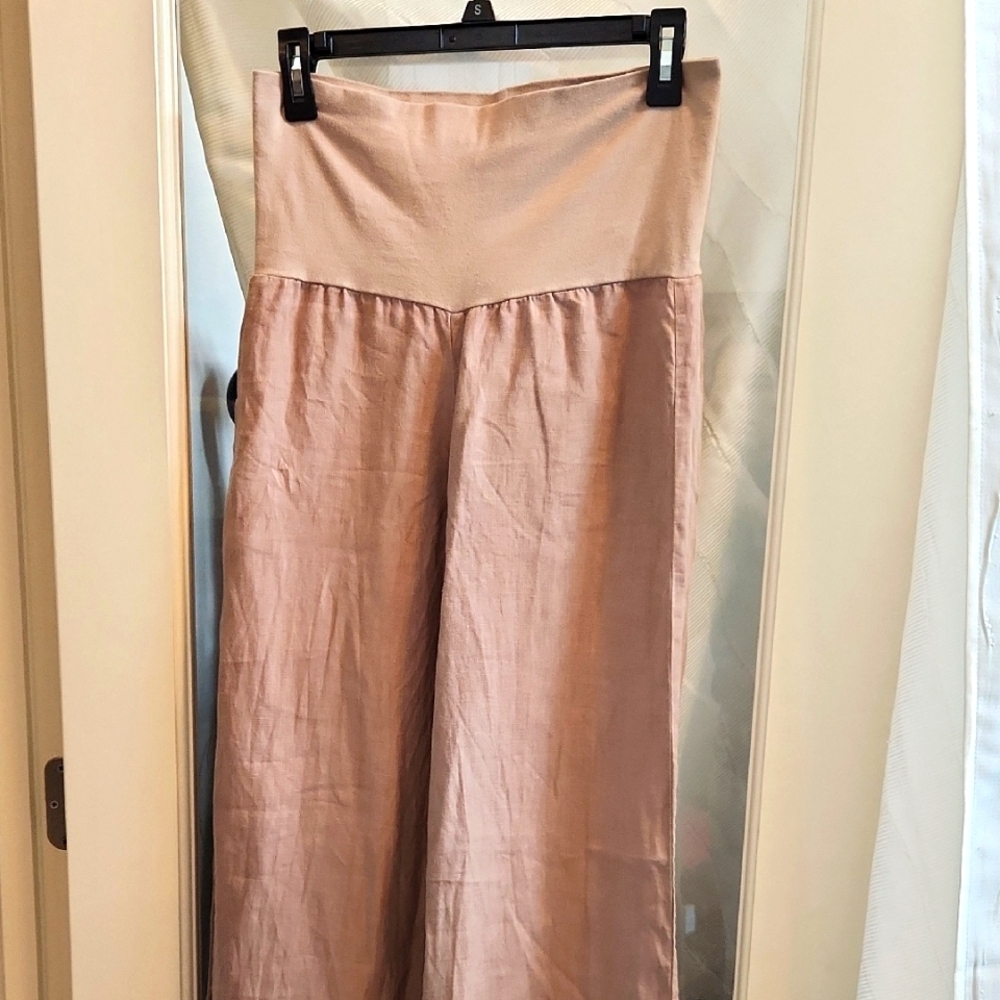 Green Dragon Tan Wide Leg Pants
